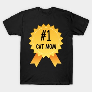 Number 1 Cat Mom T-Shirt